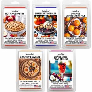 Thanksgiving Wax Melts Variety Pack, Fall Scented Wax Cubes
